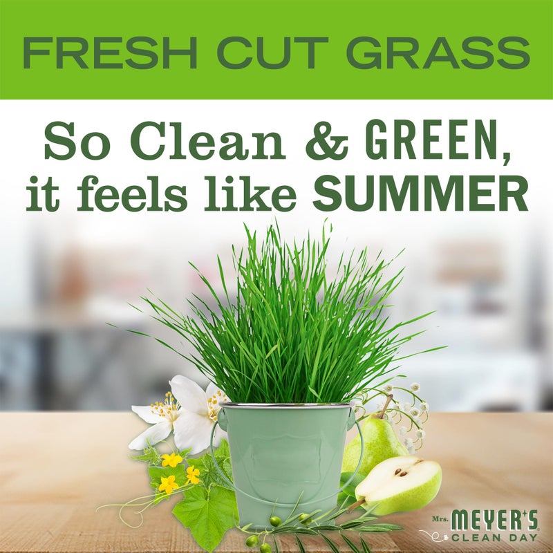 Mrs. MEYER'S CLEAN DAY Liquid Hand Soap, Fresh Cut Grass Scent, 12.5 Ounce Bottle - Image 2