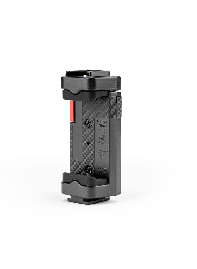 Fotopro Phone Tripod Mount Cold Shoe Universal Cell Phone Adjustable Mount Adapter for Monopod Selfie Stick Desktop Tripod Video Vlogging Photograph  - Image 1