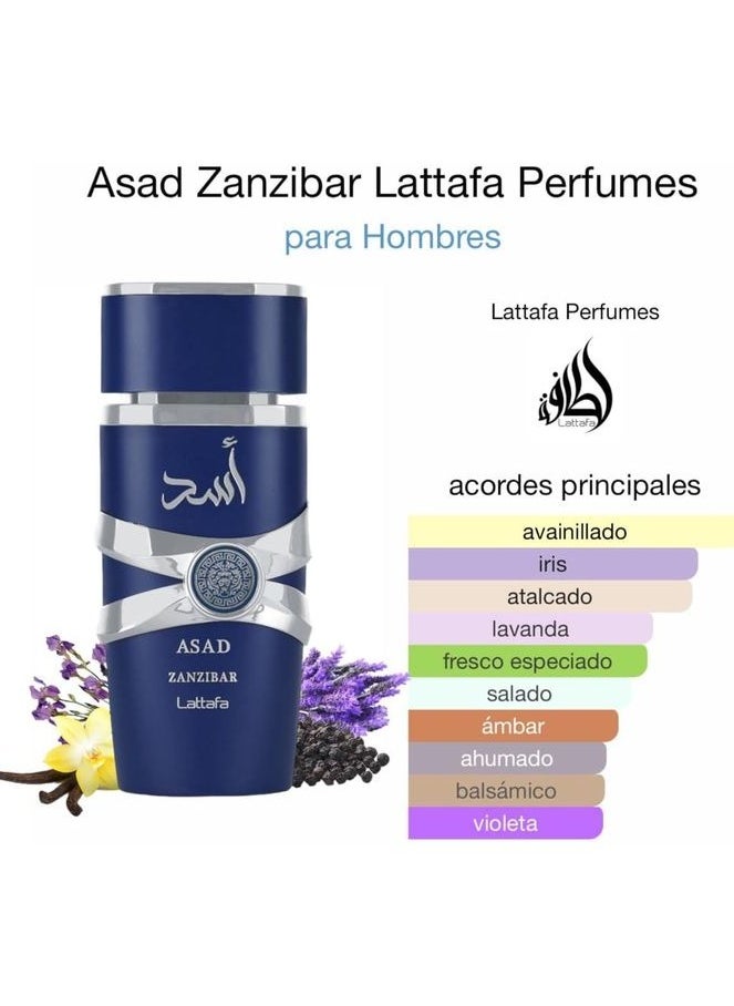 Lattafa - Asad Zanzibar From Lattafa for Men 100 ml - Image 1