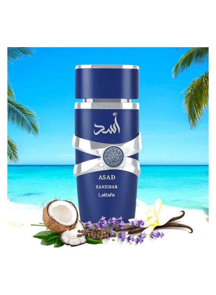 Lattafa - Asad Zanzibar From Lattafa for Men 100 ml - Image 1