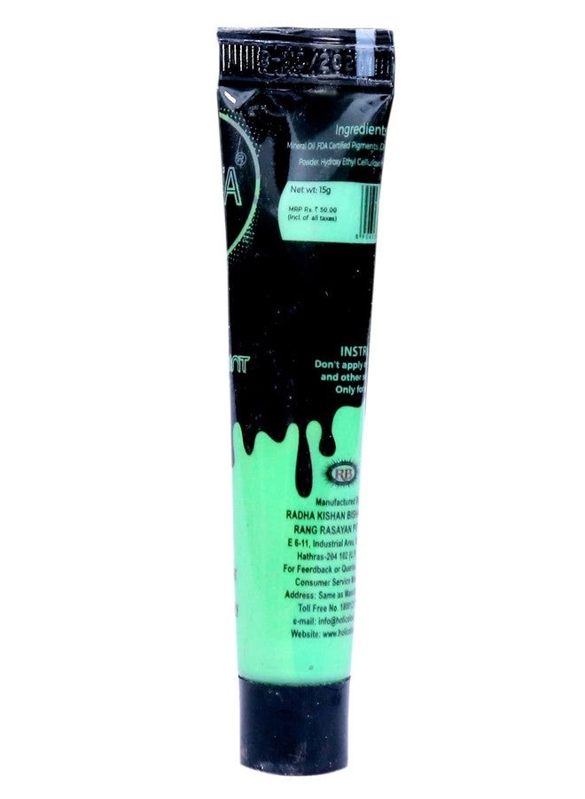 توتا مجموعة طلاء الوجه والجسم غير السامة من توتا، 6 قطع بألوان الأبيض والأصفر والبرتقالي والأخضر والأزرق والوردي. أنابيب مضيئة بالأشعة فوق البنفسجية بألوان نيون - Image 4