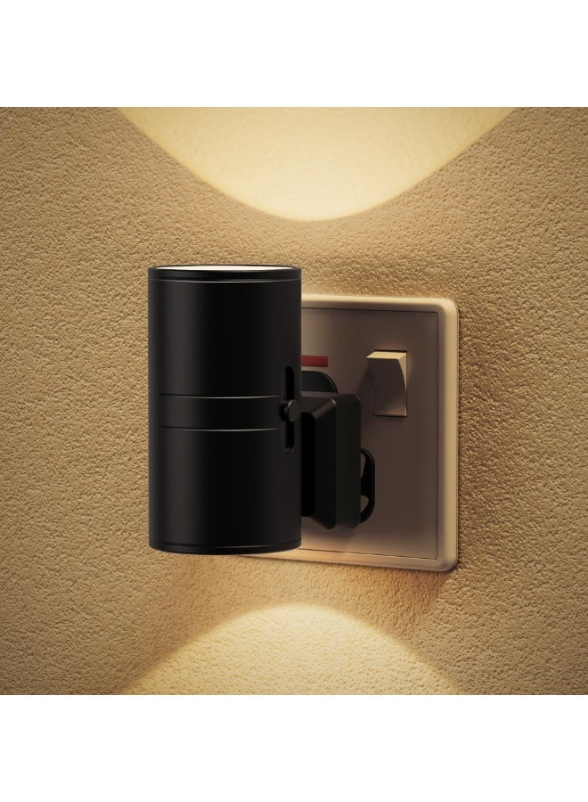 Night Light, Night Light Plug in Wall with Dusk to Dawn Sensor, Dimmable 0-100LM, 3000K Warm White, Plug in Nightlight for Hallway, Bathroom, Bedroom, Stairs - Image 1