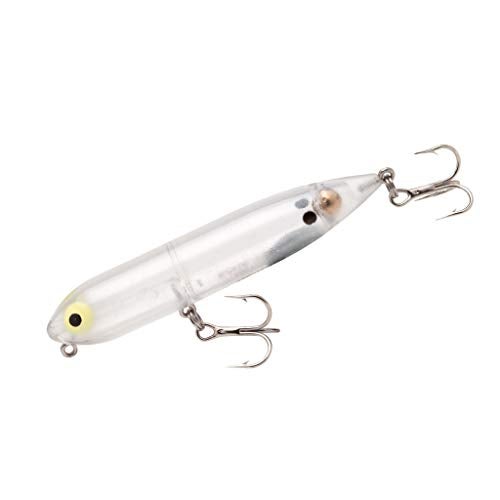 Heddon Zara Spook Topwater Fishing Lure - Legendary Walk-The-Dog Lure, Clear, Zara Puppy (1/4 oz), 3-Inch - Image 1