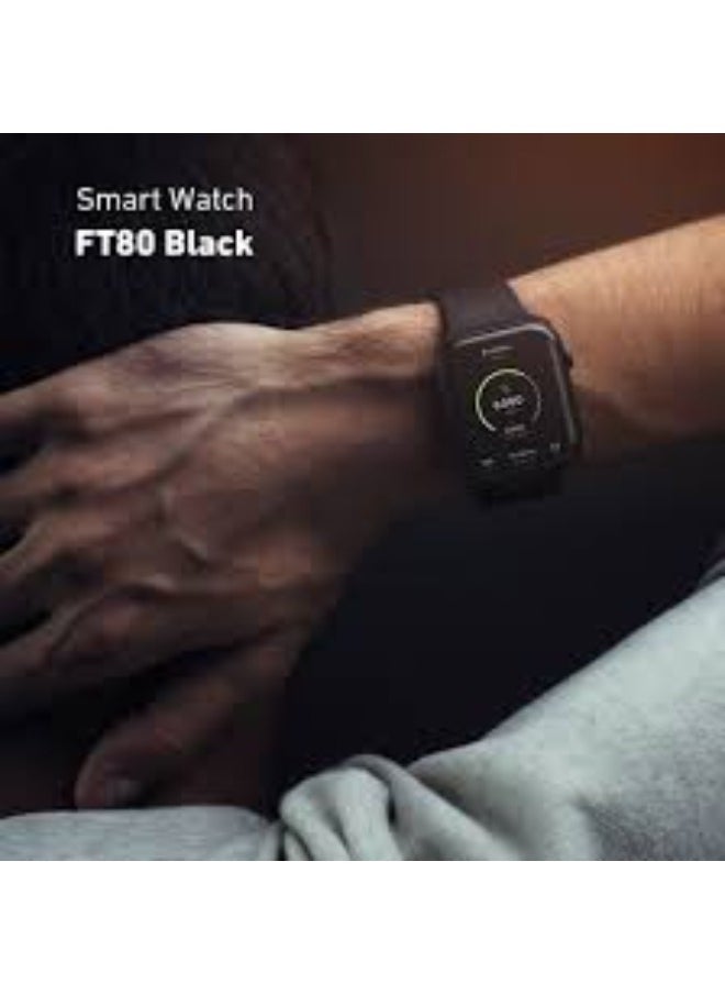 Generic - FT80 Smart Watch Full Touch Screen Size 44mm With Silicone Band - Image 1