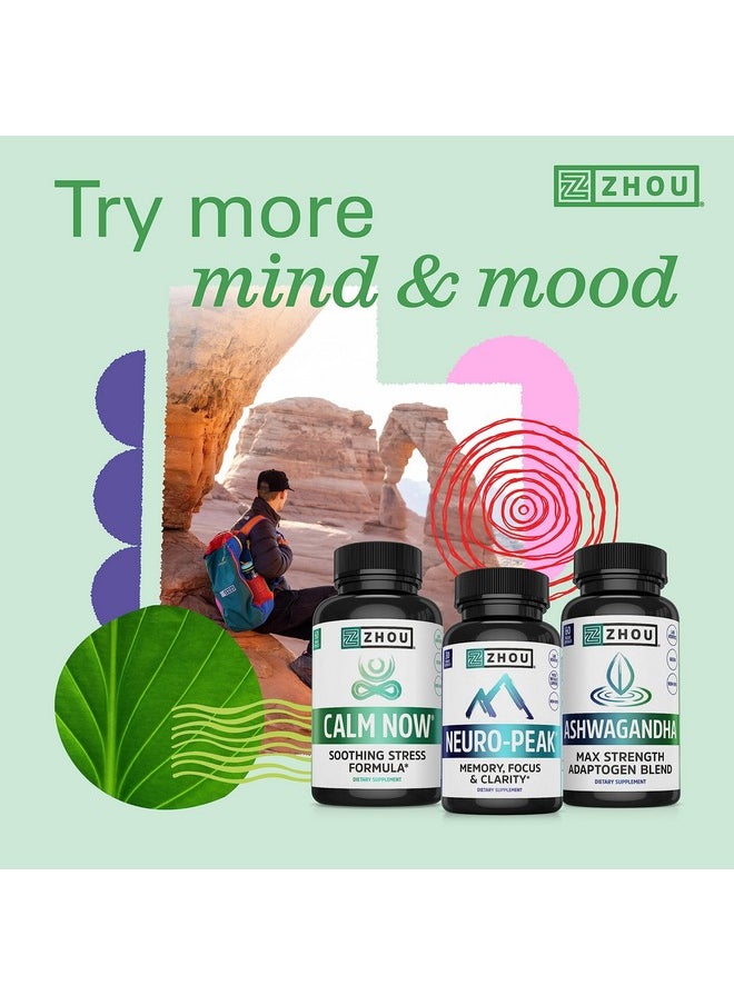 Zhou Zhou Drift Off Premium Sleep Aid with Valerian Root, Melatonin, GABA | Sleep Well, Wake Refreshed | 30 Servings, 60 Veggie Caps  - Image 3