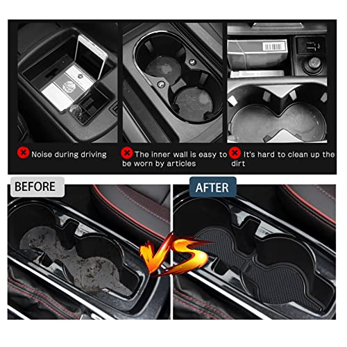 RUIYA حصائر فتحات الأبواب 2025 تريل بليزر (RS/LS/LT/Activ) ، لملحقات شيفروليه تريل بليزر 2025 حصائر بطانة وحدة التحكم المركزية متوافقة مع شيفروليه تريل بليزر 2021 2022 2023 2024 2025 (19 قطعة / مجموعات) - Image 4