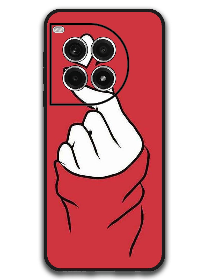 Theodor Protective Case Anti Scratch Shock Proof Bumper Cover For OnePlus Ace 3 Pro Snap Love Red - Image 1