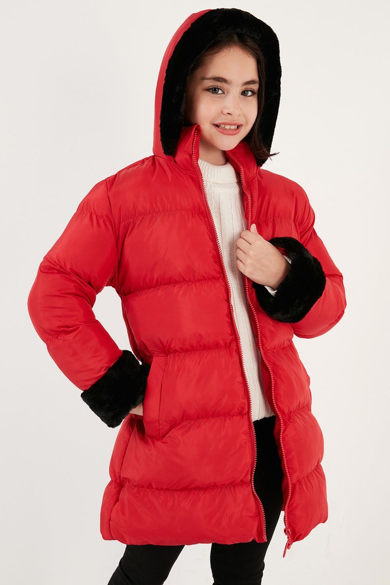 Lela Soft Lined Hooded Puffer Coat Girl's Coat 5761981 - Image 4