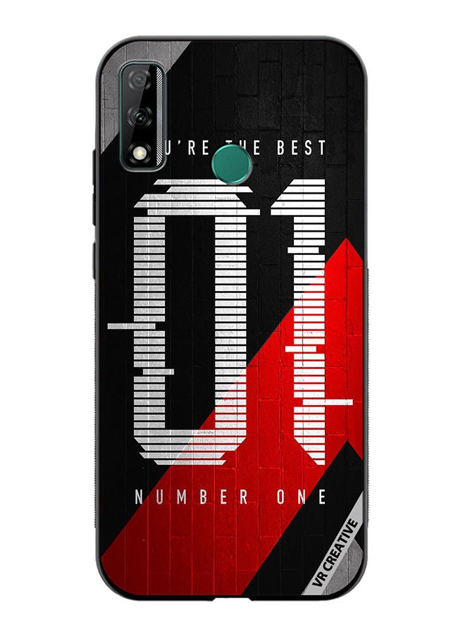 VR CREATIVE Protective Case Cover For Huawei Y8s Number One Design Multicolour - Image 1