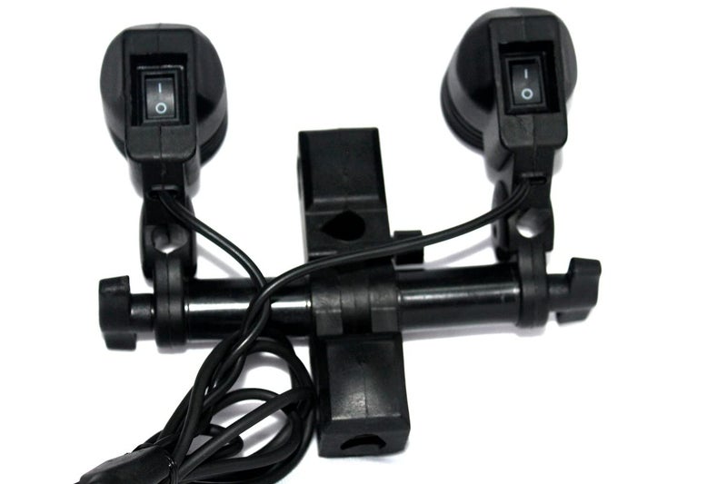 SHOPEE قابس ضوء مزدوج E27 مع قاعدة ضوء دوارة وحامل مظلة للتصوير الفوتوغرافي، الأفلام، واستوديو الفيديو - Image 3