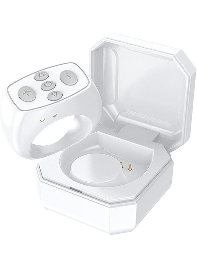 Green Tiger Tiktok Finger Scroller for Phone Remote Control Ring Finger Scroller Remote E-book Bluetooth Scrolling Ring Page Camera Remote Shutter Selfie Button, Scrolling Clicker for Video Photo Novel - Image 1