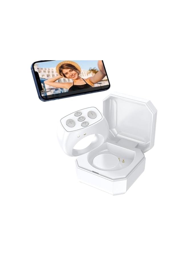 Green Tiger Tiktok Finger Scroller for Phone Remote Control Ring Finger Scroller Remote E-book Bluetooth Scrolling Ring Page Camera Remote Shutter Selfie Button, Scrolling Clicker for Video Photo Novel - Image 5