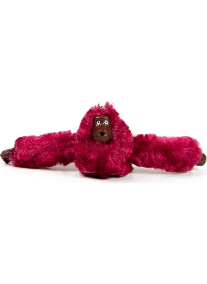 Newish Polo Newishpolo Monkey Plush Keychain Dark Pink