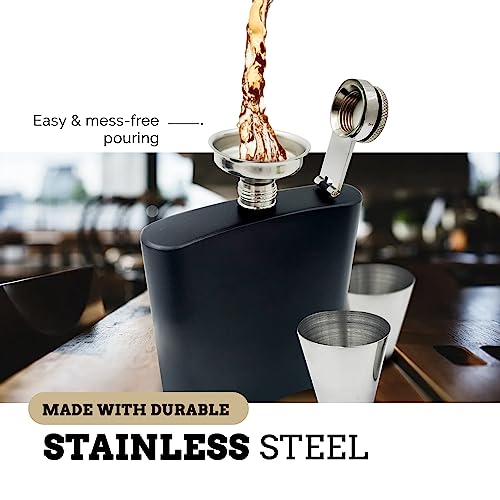 Pretty Inappropriate Engraved Stainless Steel Hip Flask, Unique Will You Be My Godfather Proposal Gift and Baptism Keepsake from Godchild (Definition) - Image 5