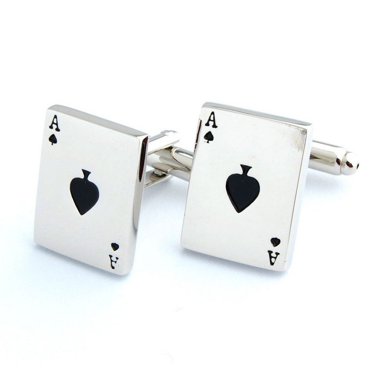 Salutto Men's Poker Cufflinks with Gift Box - Image 1