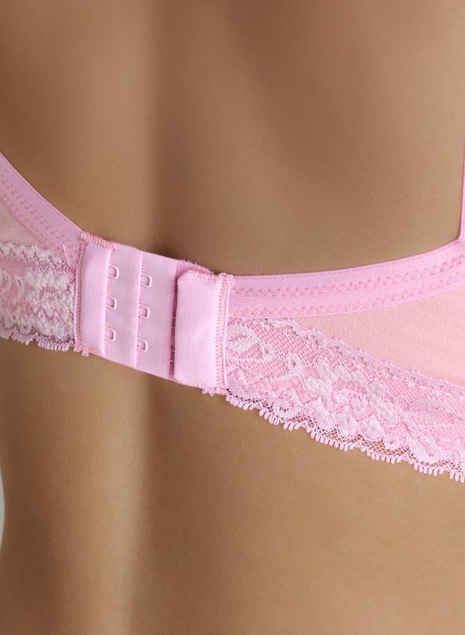 Aadaraya Nursing Bra with Lace Trim - Image 4