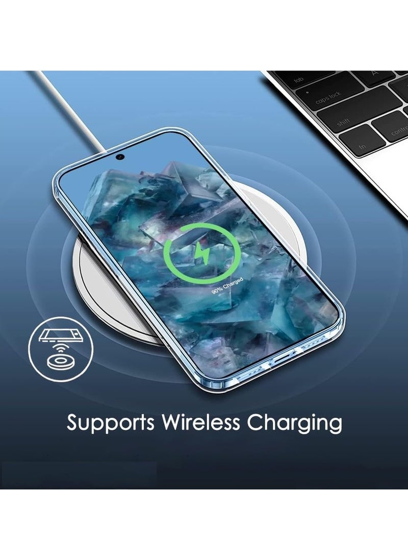 Pixel 9 Pro Clear Case Soft Flexible Slim fit Lightweight TPU Transparent Back Cover with Camera Protection Designed for Pixel 9 Pro