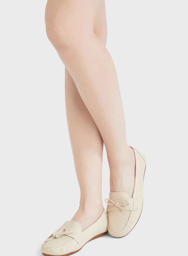 DeFacto Bow Detail Moccasin