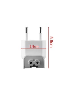 fdealz fdealz 3 Pieces 2Pin EU Round Plug Duckhead Power Adapter Adaptor for Apple MacBook Mac iBook iPhone iPod AC Power Adapter Replacement for Your Charger Perfect for Traveling  - Image 2