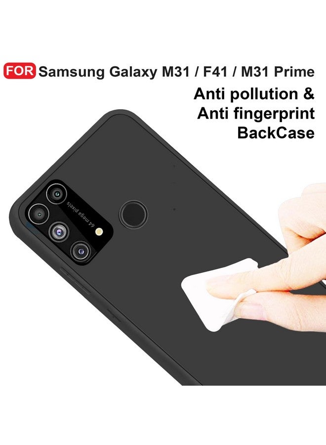 Cedo غطاء خلفي CEDO لهاتف سامسونج جالاكسي M31 / F41 / M31 (4G) برايم | حماية من نتوء الكاميرا ونحيف للغاية | غطاء خلفي مطاطي سيليكون ناعم مقاوم للصدمات (أسود) - Image 4