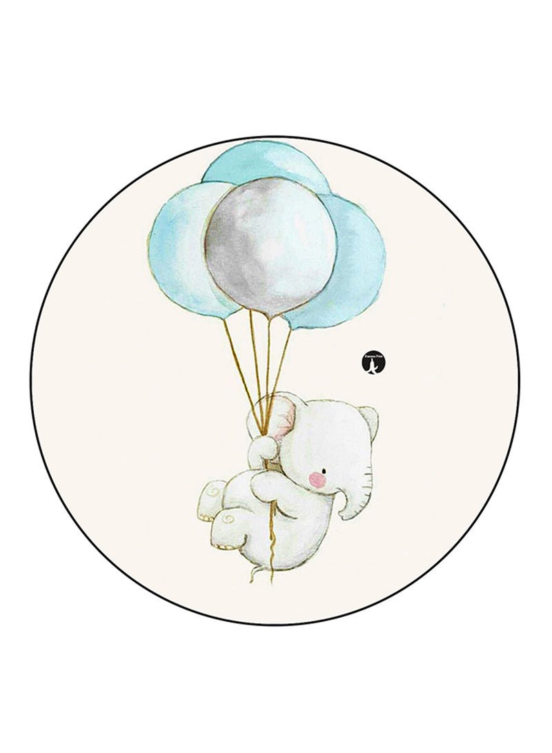 RKN An Elephant Printed Mouse Pad  Multicolour