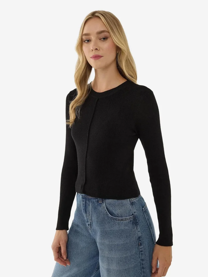 HICCUP Basic Crew Neck KnitTop