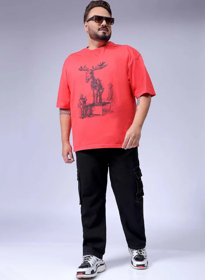 Take Two  Plus Size Men Regular Fit Cargo Jeans By HardSoda for Men | Best Price UAE