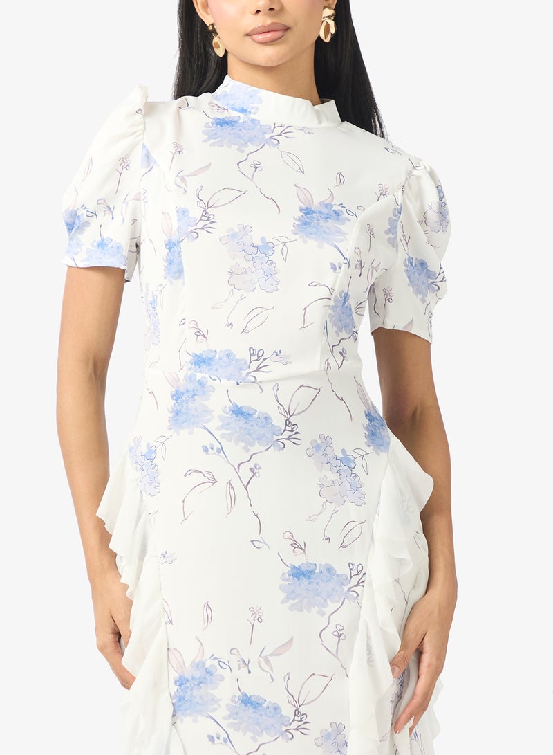 ايلا فستان بطبعة زهور - Image 3