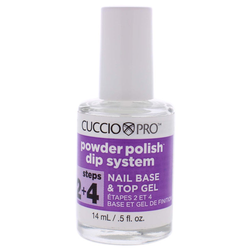 Cuccio Colour Powder Polish Dip System Step 2 And 4 Specially Formulated Resins Vibrant Finish With Flawless Rich Color And Durability Nail Polish Base And Top Gel 05 Oz - Image 3