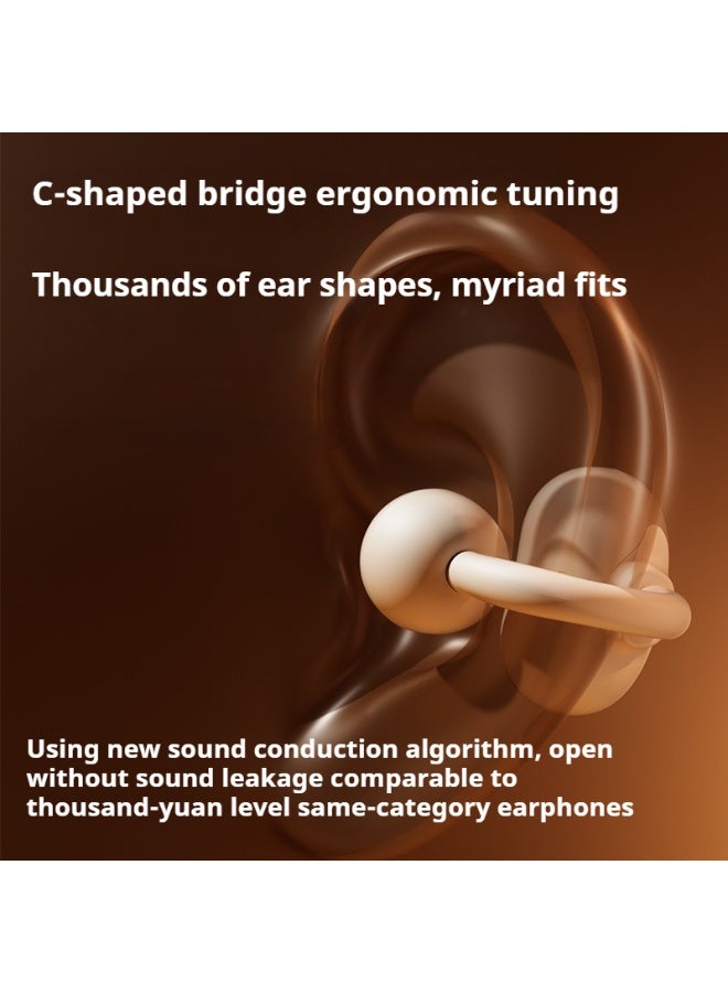 Monster D05 Open-Ear Clip Wireless Bluetooth Earbuds, HiFi Sound with Composite Diaphragm, Bluetooth 6.0, 30H Playtime, Ultra Lightweight 4.5g, IP66 Waterproof Sports Headphones for Running & Outdoor Use - Image 4