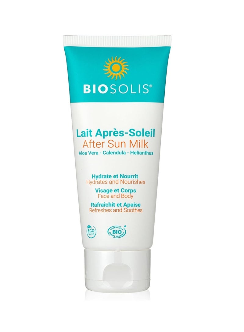 BIOSOLIS حليب ما بعد التعرض لأشعة الشمس العضوي من بيوسوليس 100 مل
