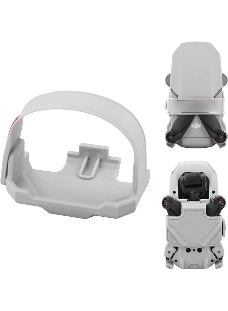 for DJI Mavic mini, Mini 2, Mini SE Propeller Holder, Silicone Propellers Guard Strap Protector Stabilizer and Propellers Fixator, Props Blades Guard, Drone Accessories (Grey) - Image 1