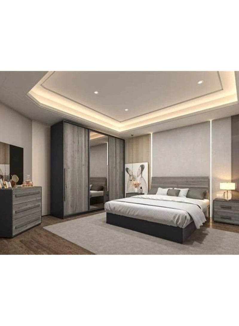 Mardod Saudi Bedroom With Wardrobe Made of Thai MDF Wood MS_BR_0003
