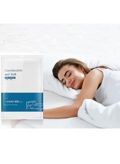 Generic Travel Disposable Bed Sheet Set 4Pcs Portable Disposable Sheet And Disposable Pillowcase Set  Suitable For Travel Hotel Business Travel  Spa  Hospital  - Image 1