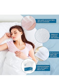 Generic Travel Disposable Bed Sheet Set 4Pcs Portable Disposable Sheet And Disposable Pillowcase Set  Suitable For Travel Hotel Business Travel  Spa  Hospital  - Image 4