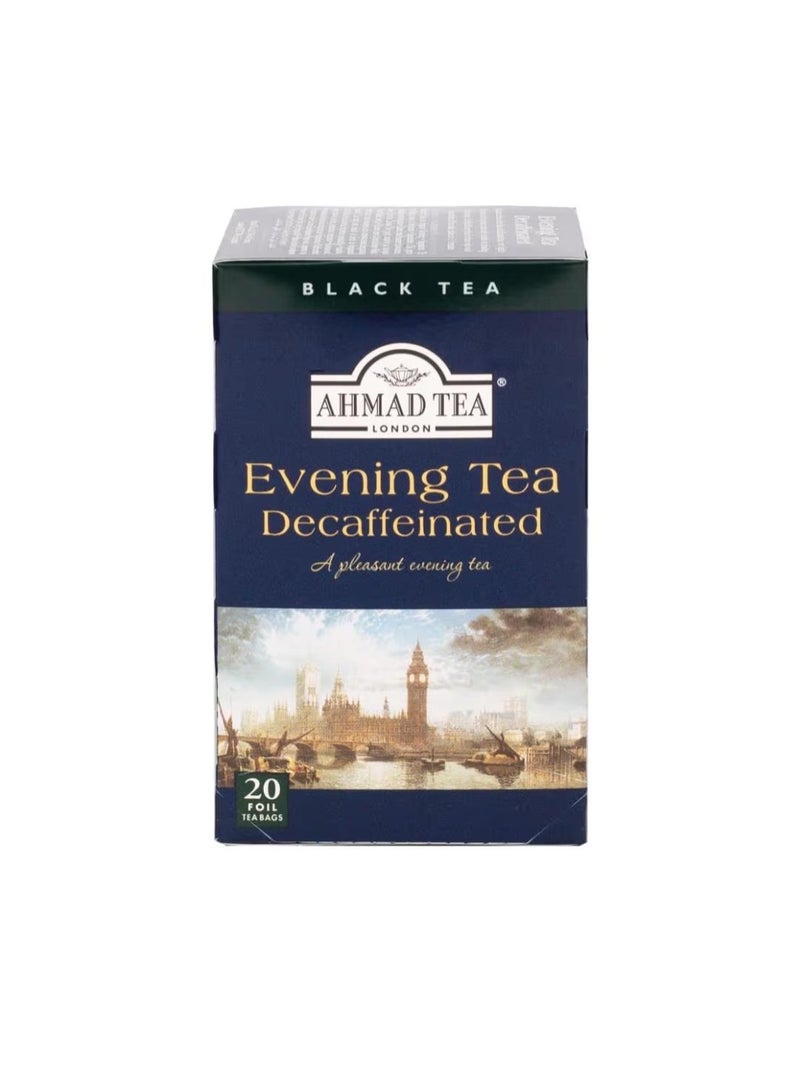 Ahmad Tea Decaffeinated Evening Black Tea 20 Teabags