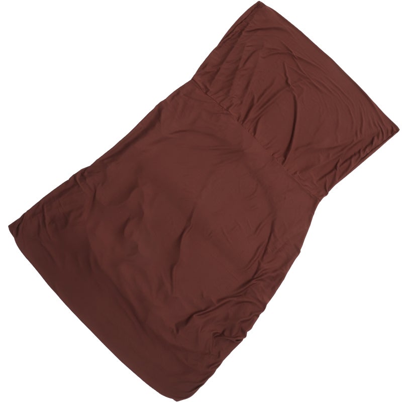 Lounge Cover Stretch Armless Chaise Longue Slipcover Furniture Cover Protector - Image 1