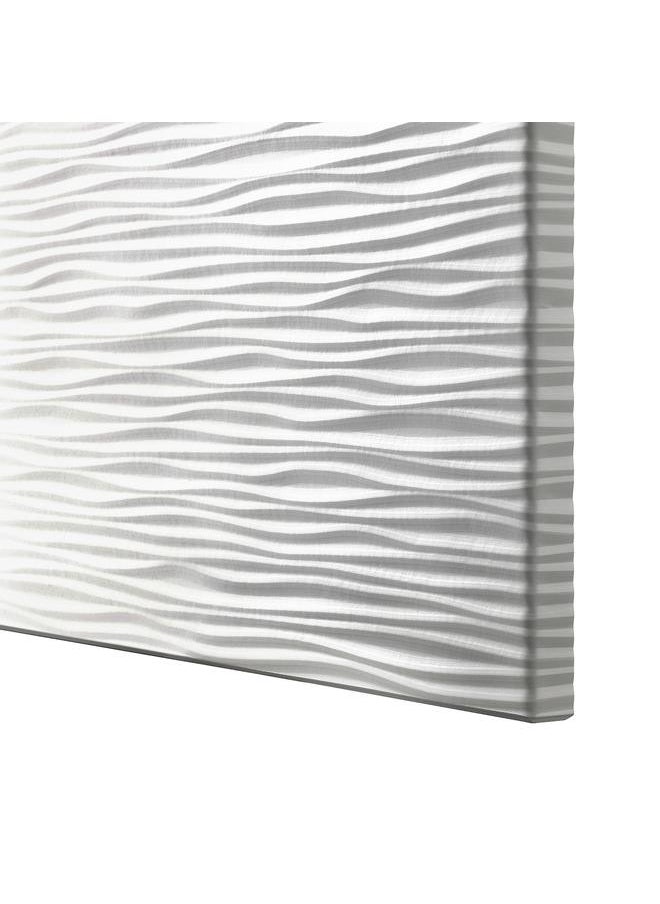 Zaboon Shelf unit with door, white/Laxviken white, 60x22x38 cm 