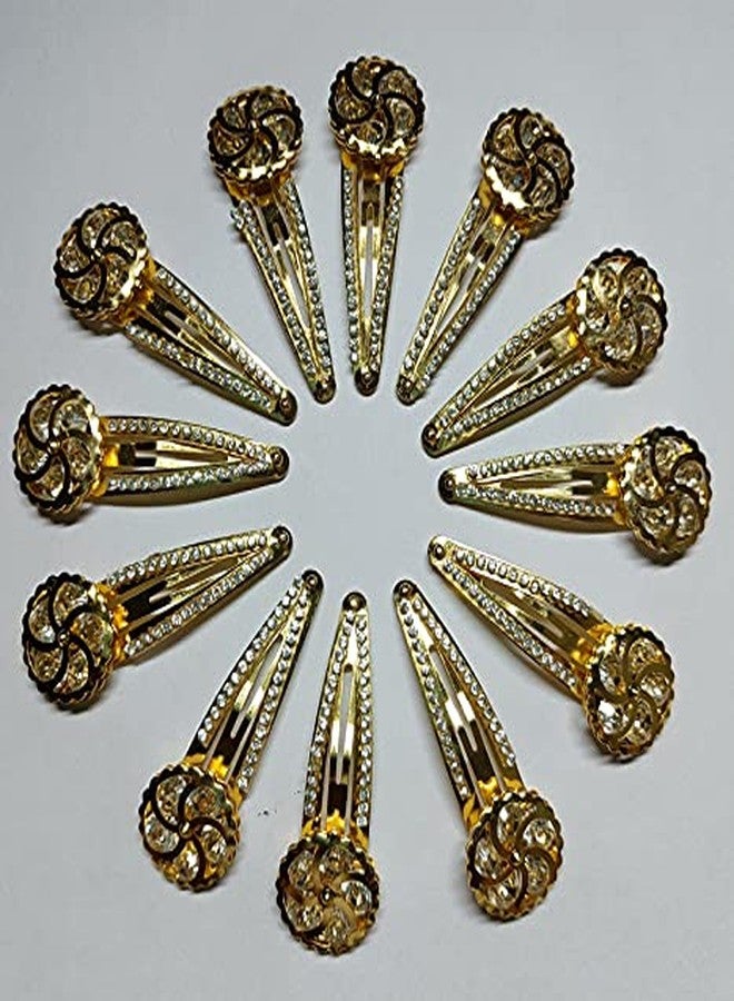 Drishti Hair Clips for Women Stylish,Pearl Hair Clips for Women,Lovely Girl Hair Clip pack of 12 pieces(Multicolor) - Image 3