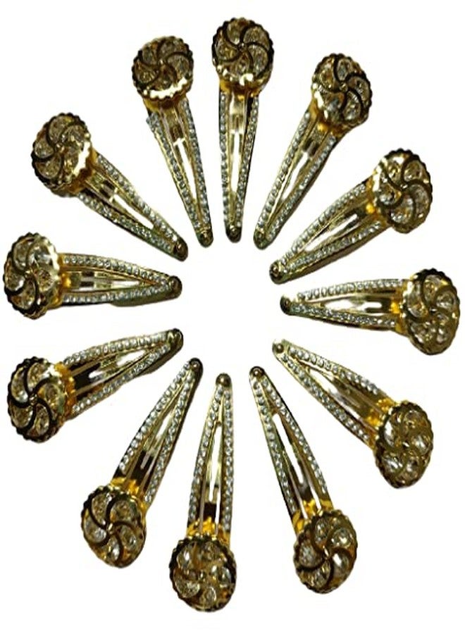 Drishti Hair Clips for Women Stylish,Pearl Hair Clips for Women,Lovely Girl Hair Clip pack of 12 pieces(Multicolor) - Image 1