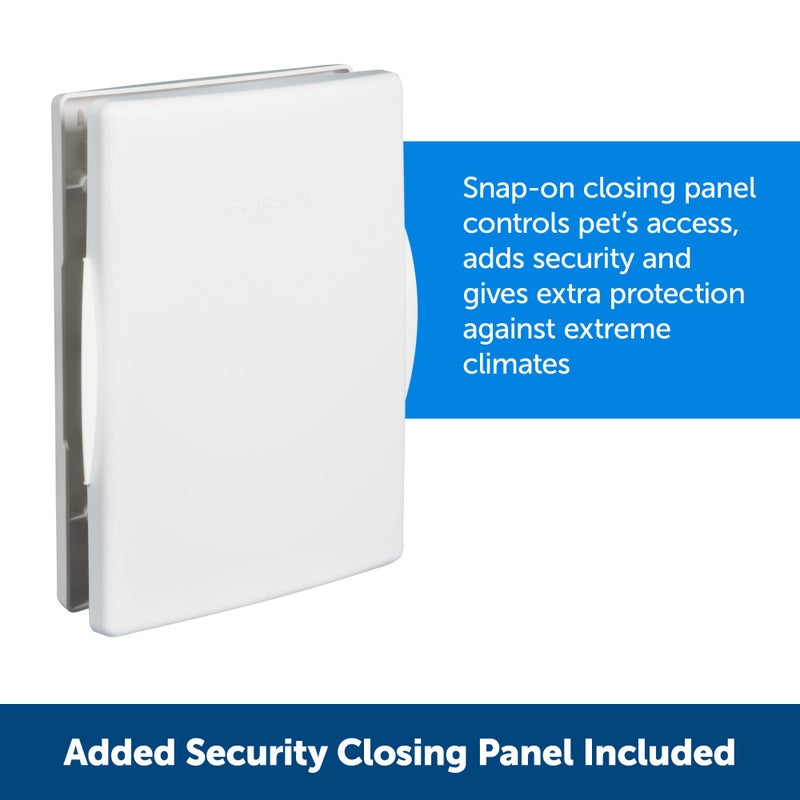 PetSafe Extreme Weather Dog Door for Exterior Door - Energy Efficient Door for Cats and Dogs –Insulated Flap System, for Large Dogs up to 100 lb - Plastic Frame - Image 4