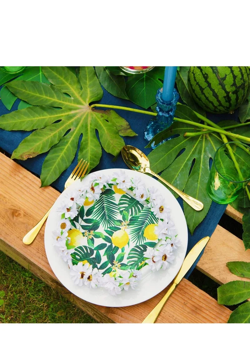 Talking Tables Lemon Designed Table Napkin 20pcs