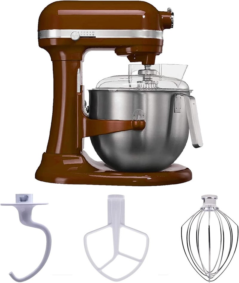إلسون خطاف العجين K5ADH و مضرب مسطح K5AB و خفاقة سلكية K5AWW - 3 قطع بديلة لخلاط KitchenAid سعة 5 كوارت من نوع رفع الوعاء - Image 2