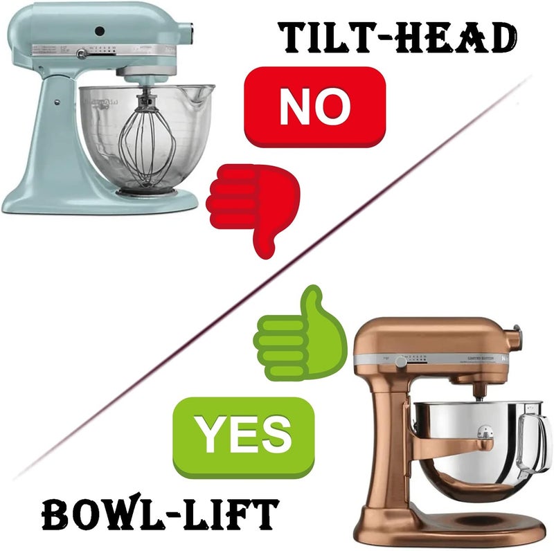 إلسون خطاف العجين K5ADH و مضرب مسطح K5AB و خفاقة سلكية K5AWW - 3 قطع بديلة لخلاط KitchenAid سعة 5 كوارت من نوع رفع الوعاء - Image 4