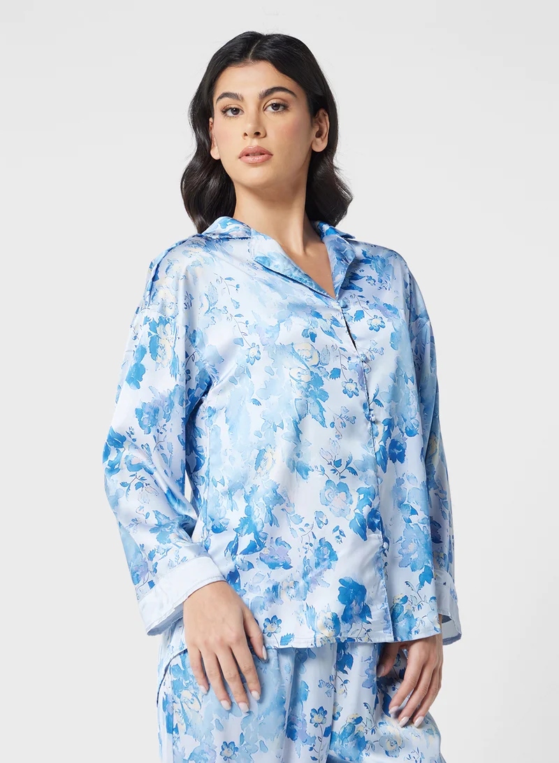 ELLA Floral Print Pyjama Set