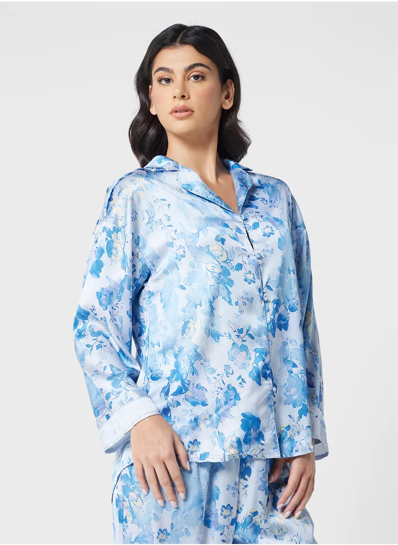 ELLA Floral Print Pyjama Set