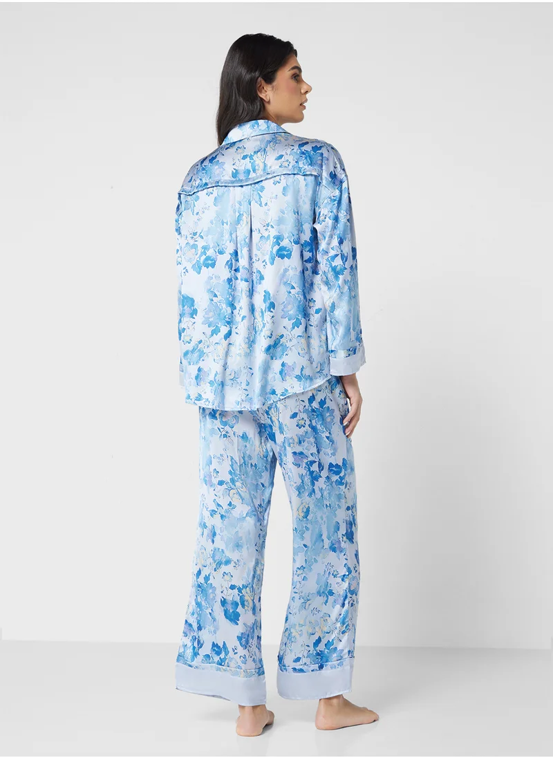 ايلا Floral Print Pyjama Set