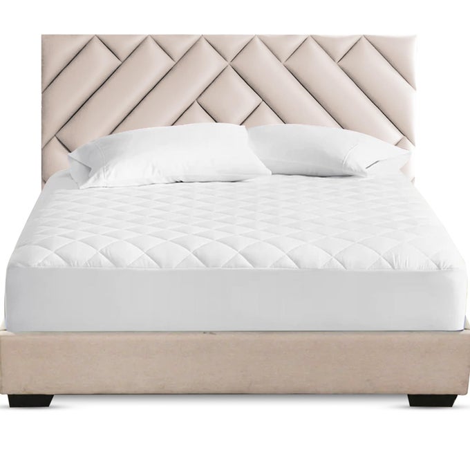 MICROFIBER SMALL DOUBLE MATTRESS PROTECTOR QUILTEDNONALLERGENIC BREATHABLE DEEP NONNOISY WASHABLE 4FT MATTRESS PROTECTOR 122 X 190CM