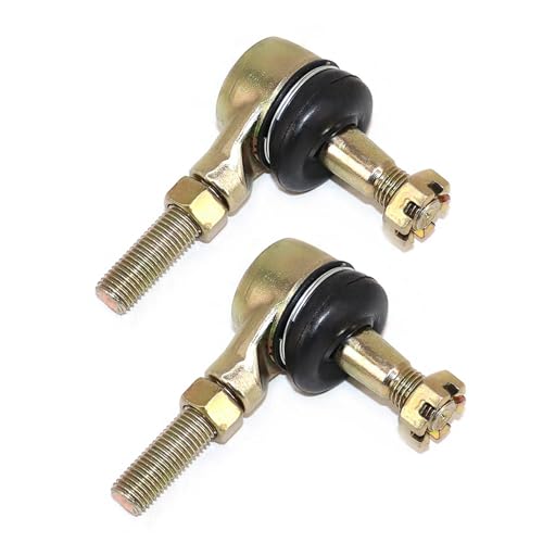 Hugwits 2 PCS 1010mm Left and Right Hand Tie Rod Ball Joint HeavyDuty Swing Arm Upgrade Replacement Accessories Universal for ATV UTV OffRoad Four Wheeler Go Kart Moped Scooter Gold - Image 1