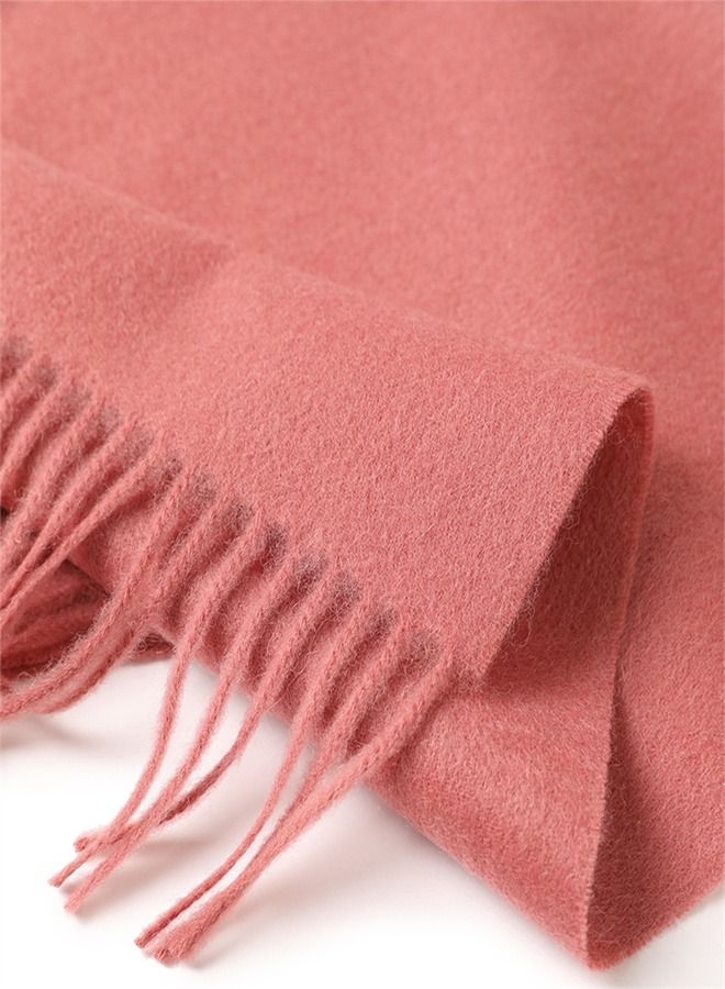 Solid Color Soft And Comfortable Wool Scarf